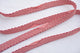 Obijime Flat Braid Pink and Red