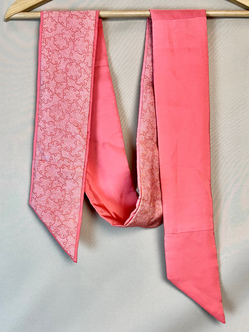 Kimono Pink Bubblegum in Silk with Belt