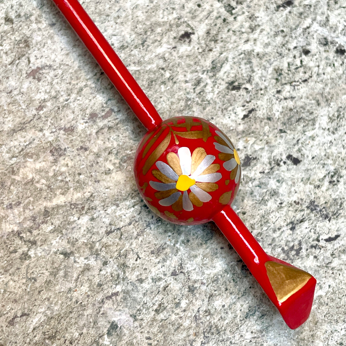Hair Accessory Tama Ball with Red
