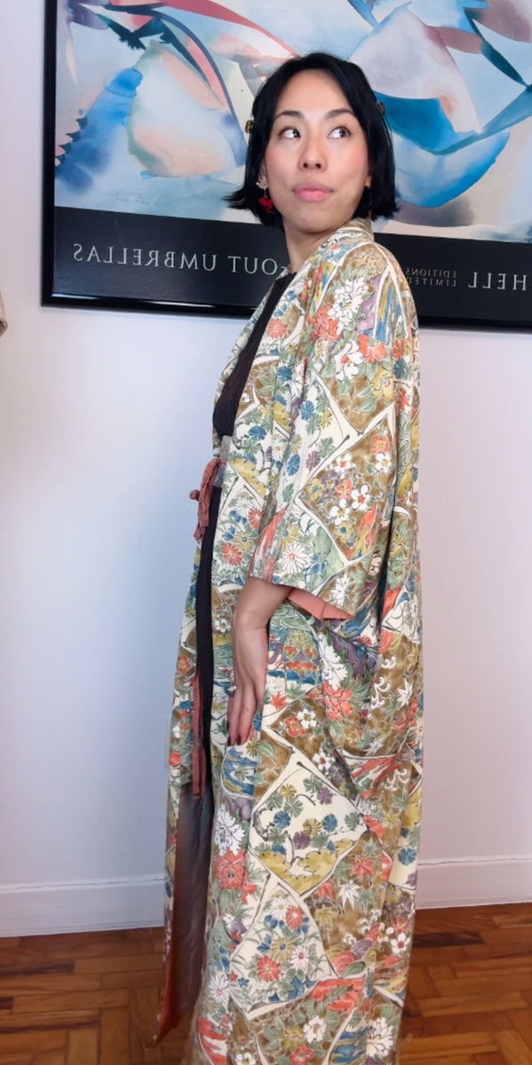 Kimono Primavera Drawings Japanese Flowers