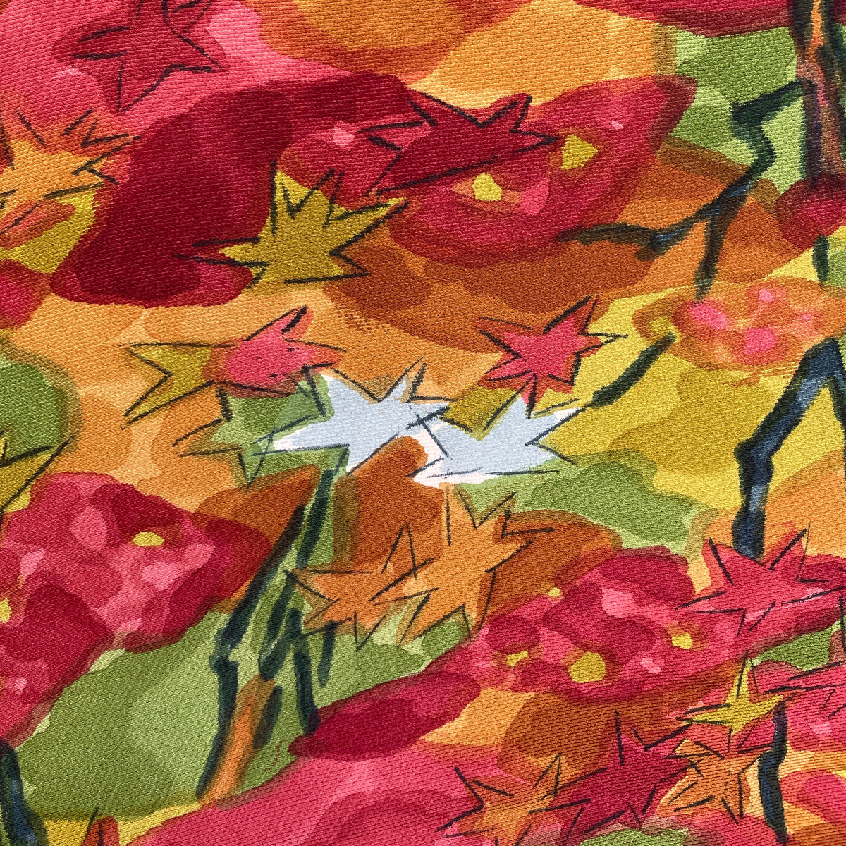 Haori Painted Red Autumn Momiji