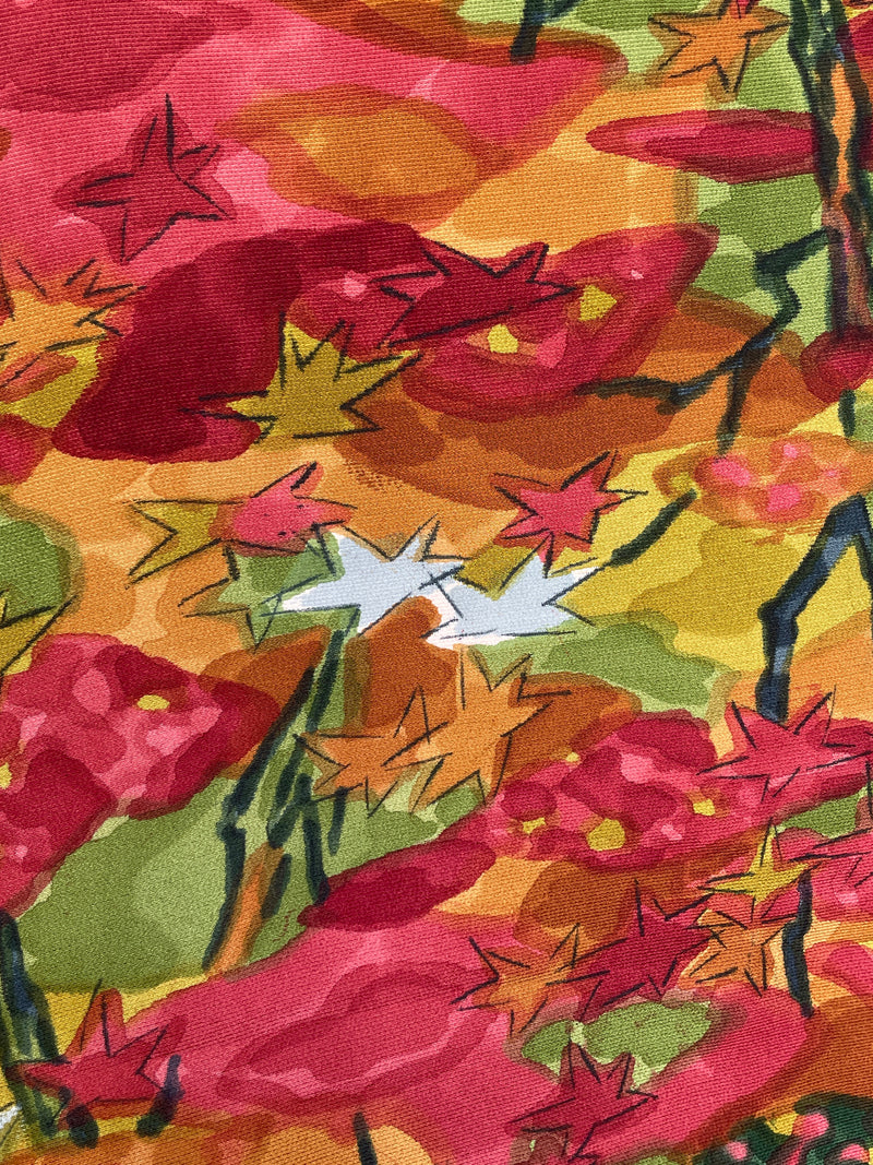 Haori Painted Red Autumn Momiji