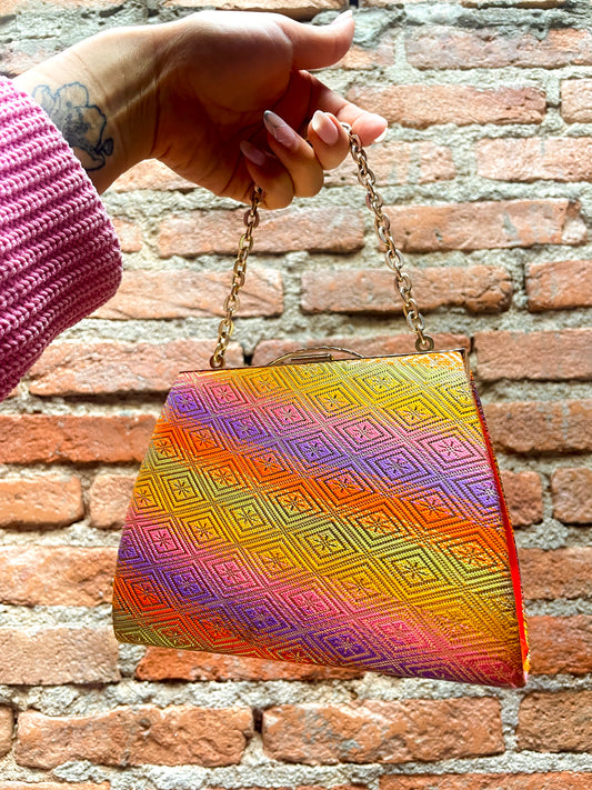 Kimono Handbag Muticolored Pattern