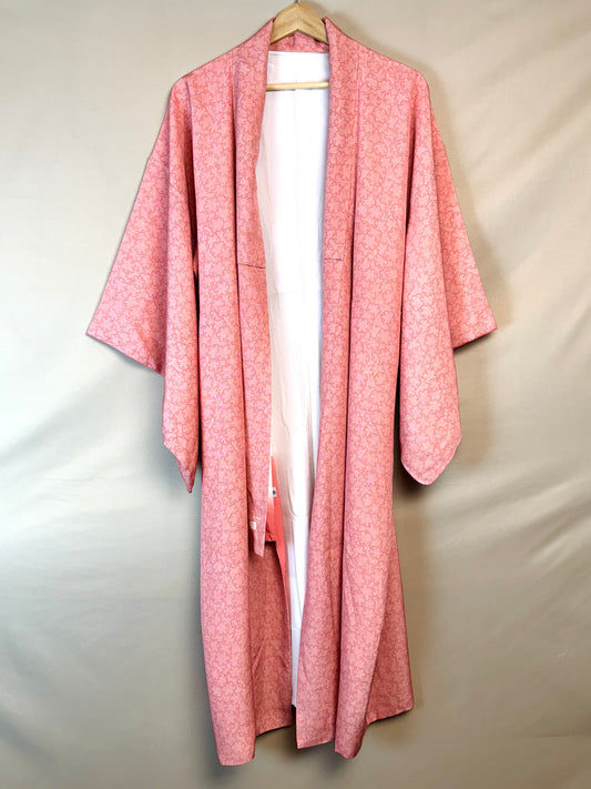 Kimono Pink Bubblegum in Silk with Belt