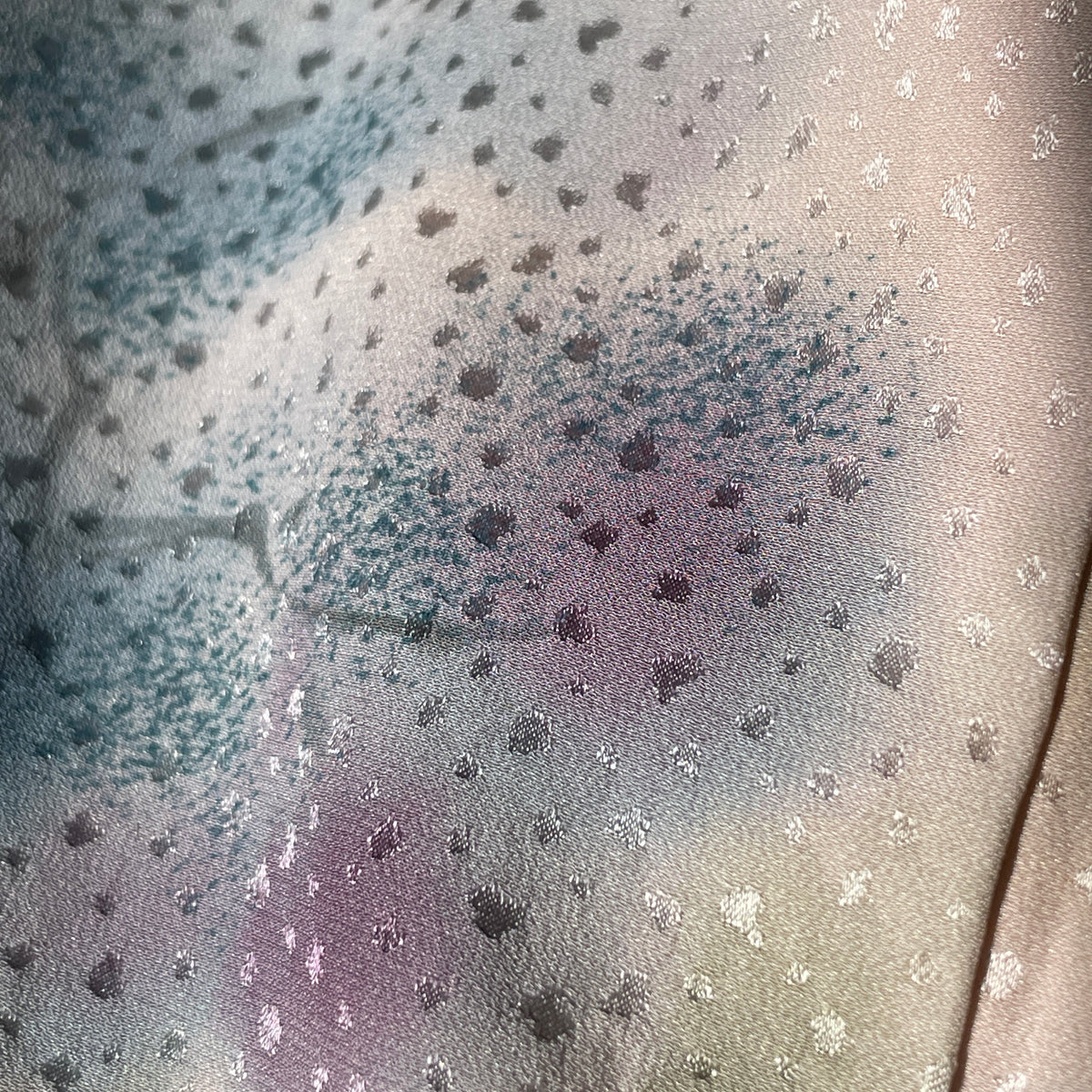 Haori Dreamy Watercolor Garden in Silk