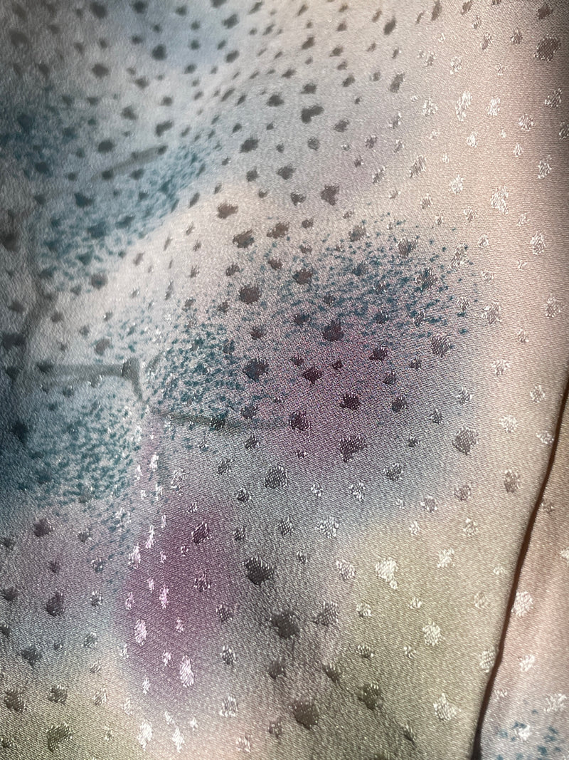 Haori Dreamy Watercolor Garden in Silk