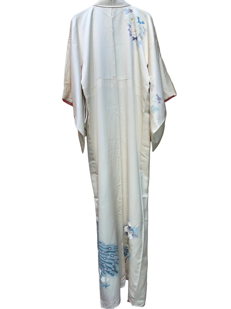 Kimono Cream with Flowers