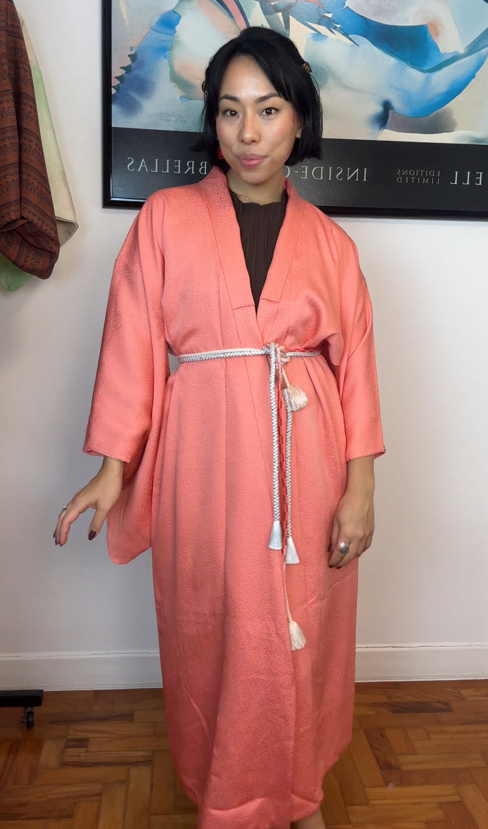 Kimono Bubblegum Pink in Silk (Super soft!!)