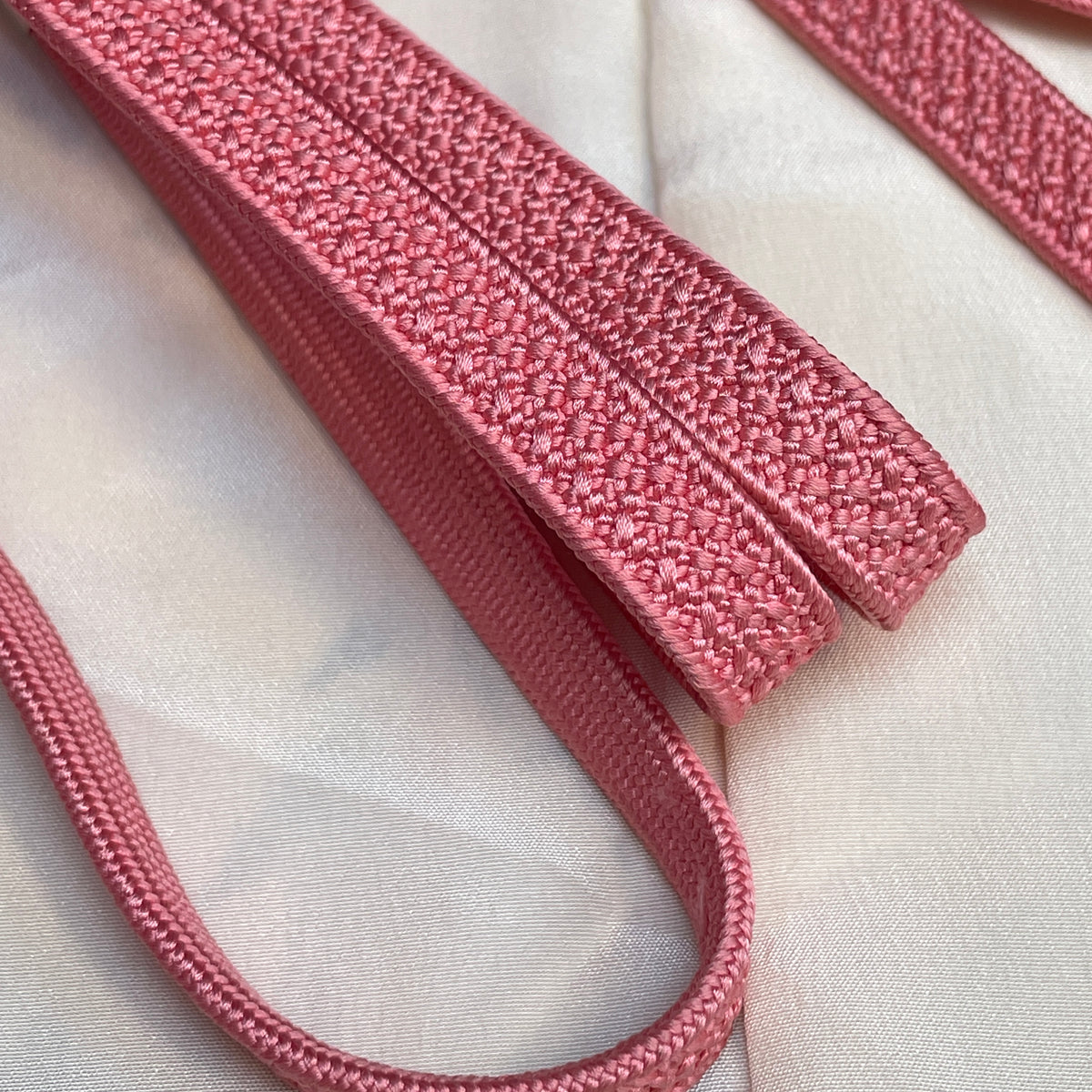 Obijime Flat Blush Pink in Silk