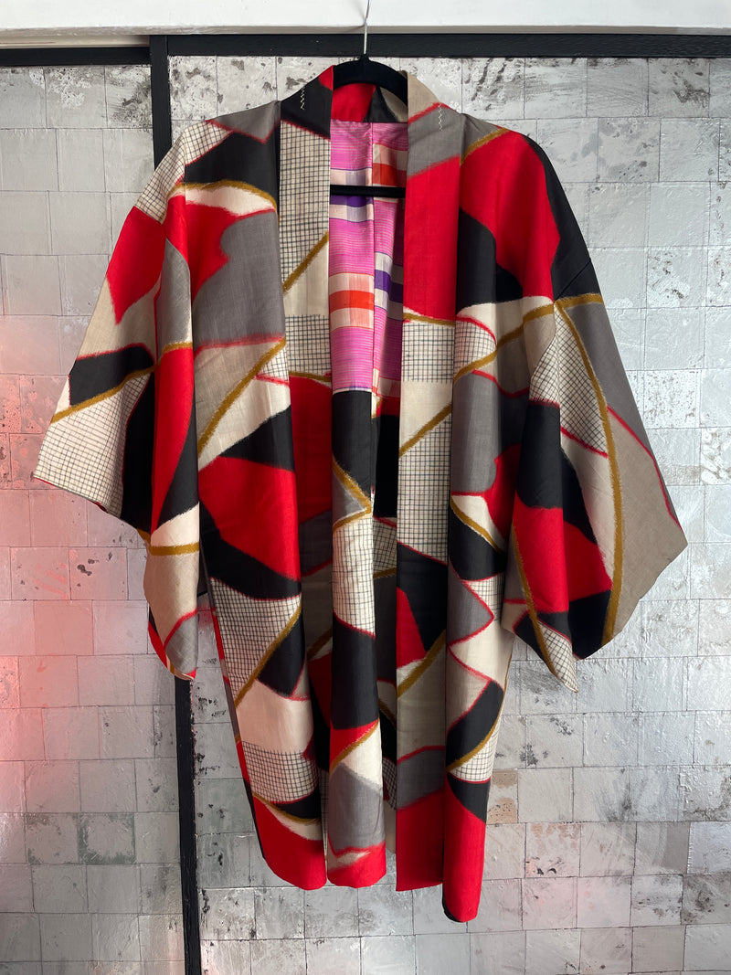 Haori Mensei Antique in Silk