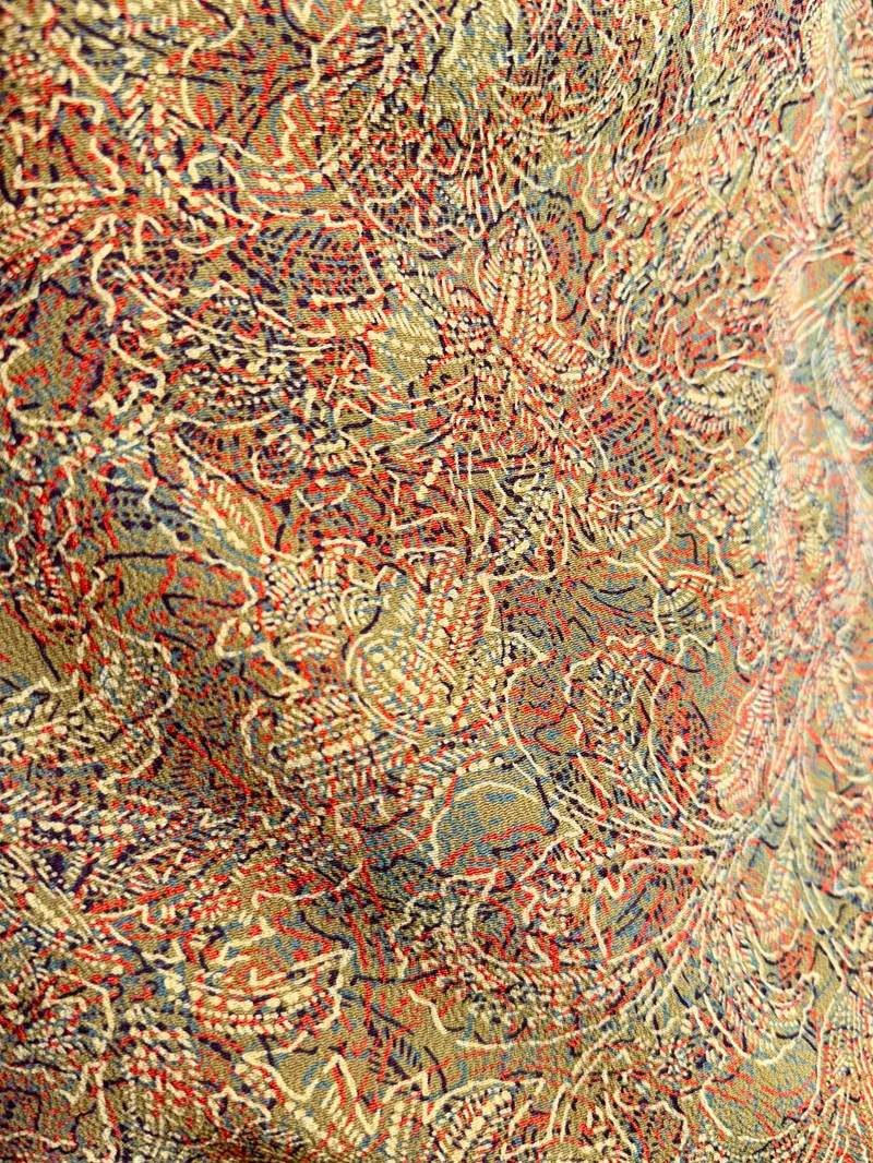 Kimono Moss Green Patterns