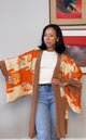 Haori Vintage Terracotta Clay in Silk