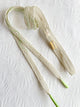 Obijime Belt Summer Braid White and Neon Green in SIlk