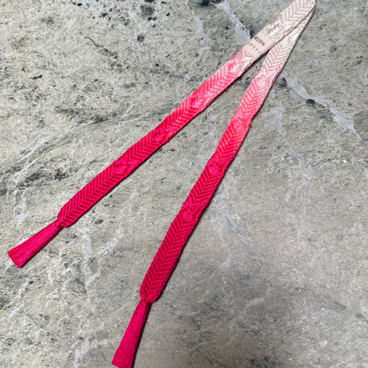 Haorihimo Hot Pink and White