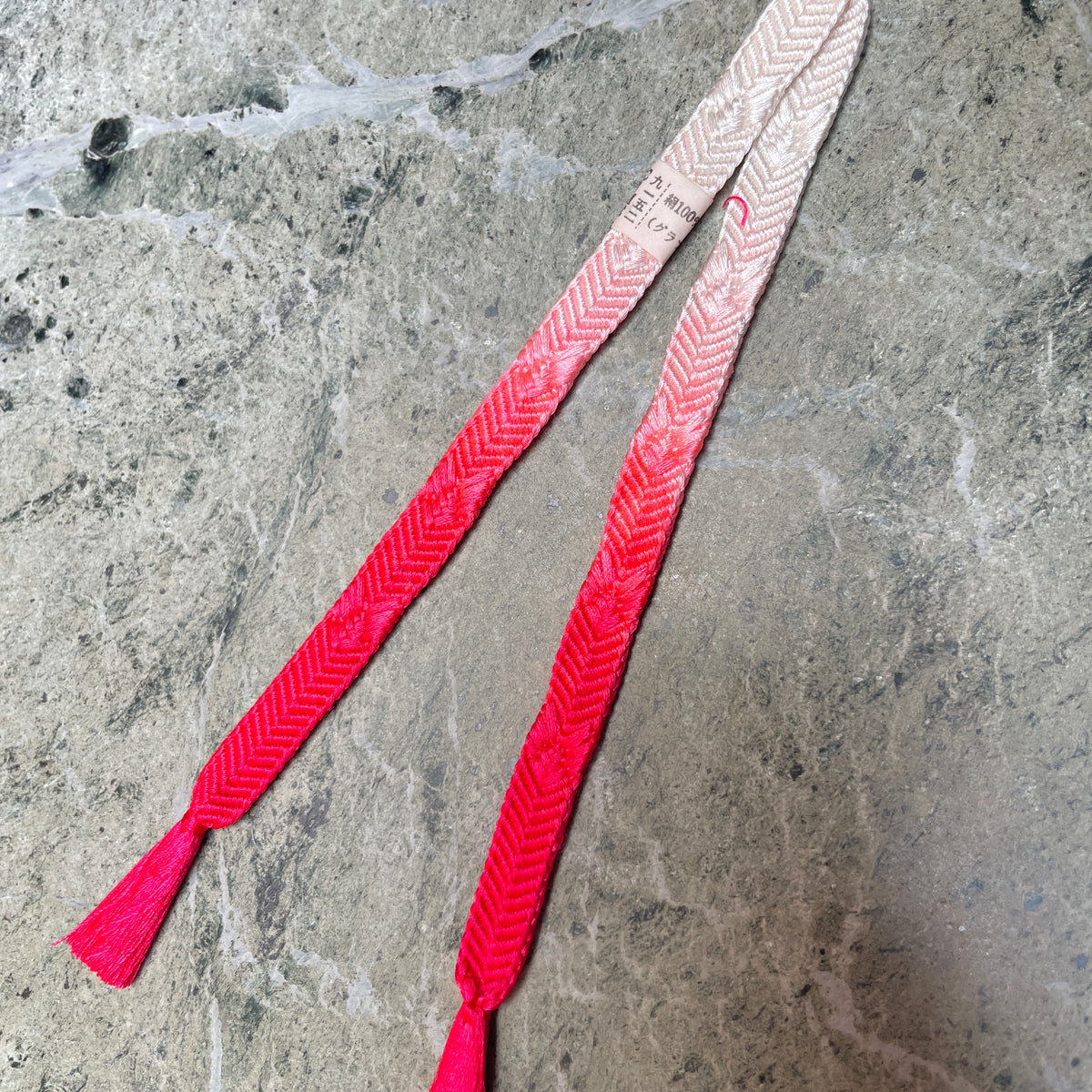 Haorihimo Hot Pink and White