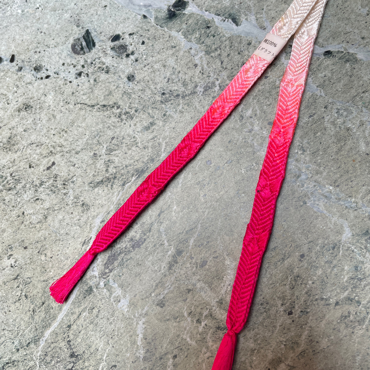 Haorihimo Hot Pink and White