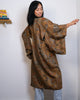 Kimono Autumn Colors with Japanese Patterns in Silk