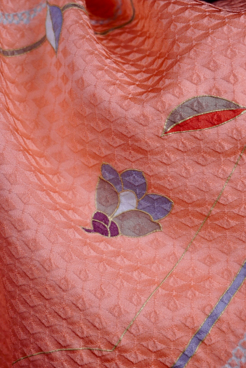 Kimono in Pink Sakura Silk