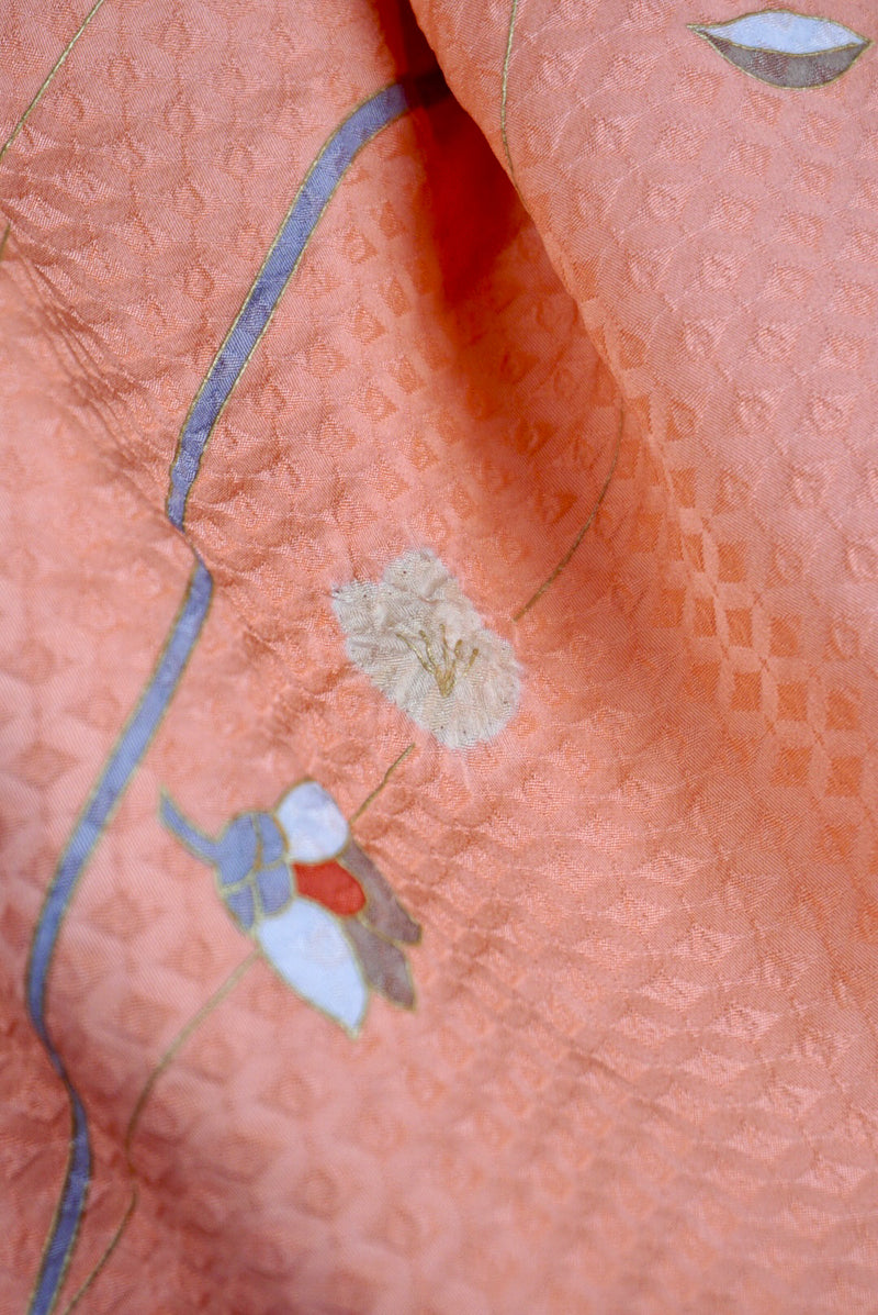 Kimono in Pink Sakura Silk