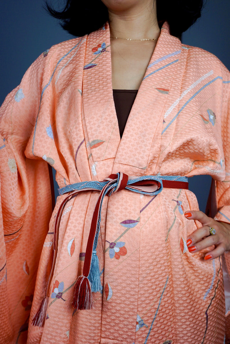 Kimono in Pink Sakura Silk