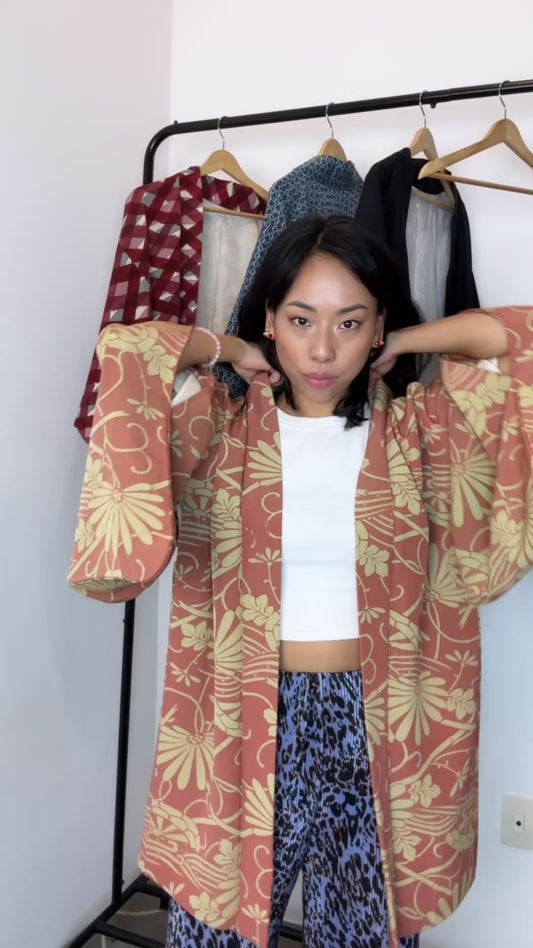 Haori Crepe Clay Flowers