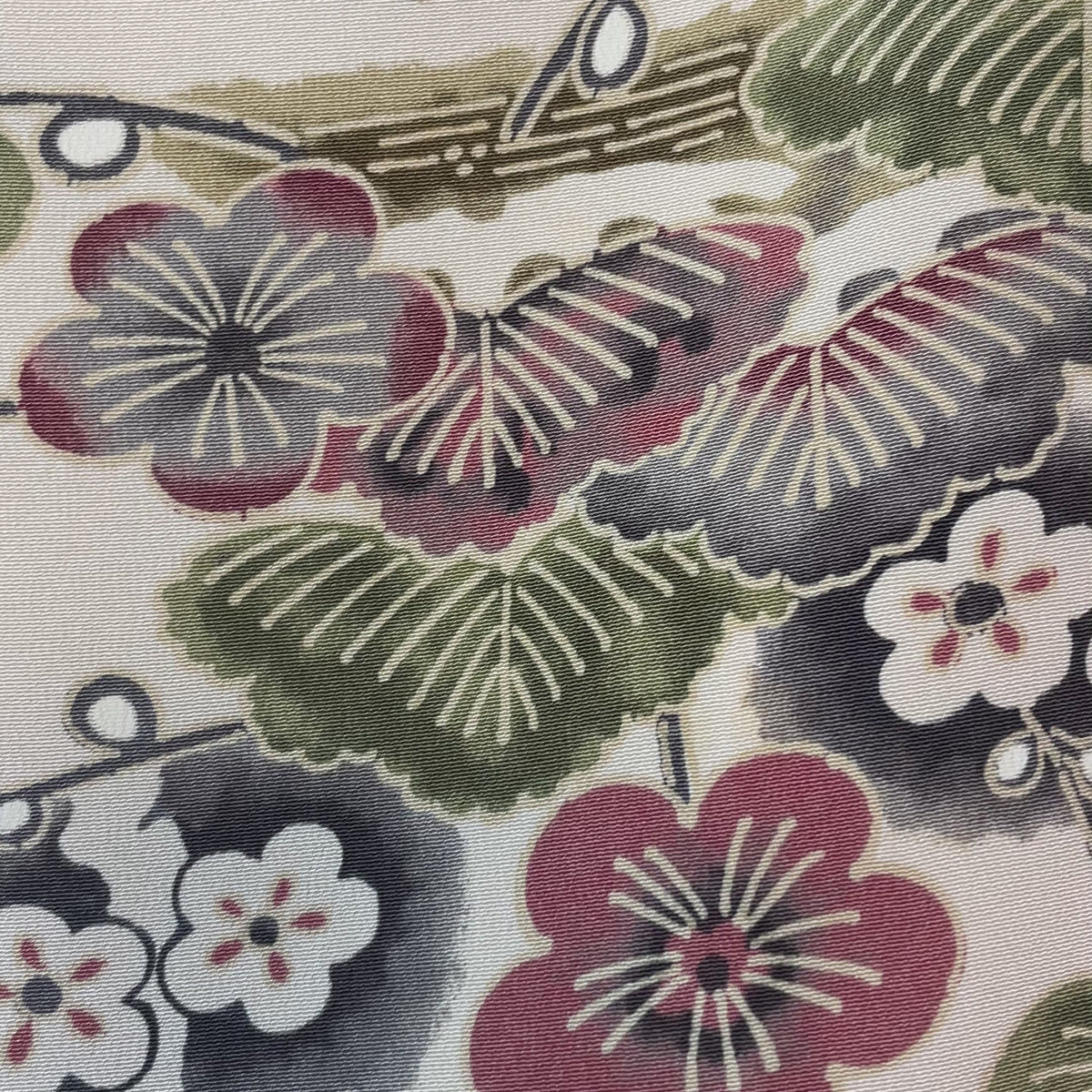 Kimono Cream with Japanese Garden Cherryblossom Painting