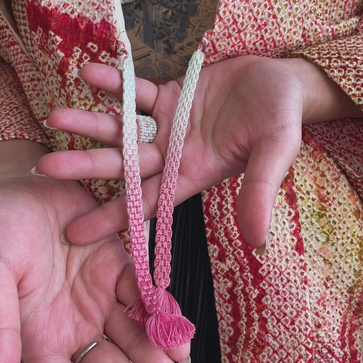 Haori Shibori Crayon in Silk