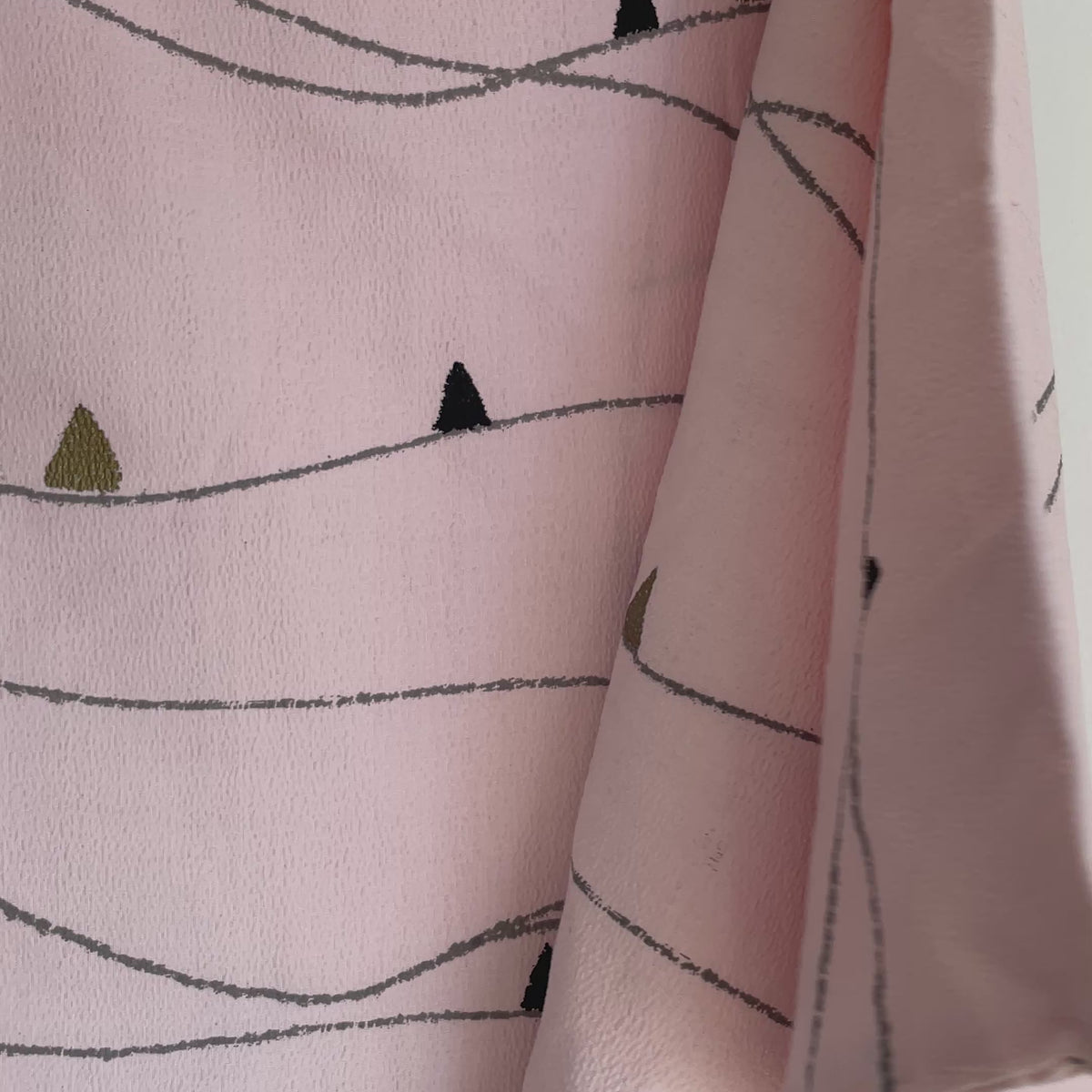 Haori Pastel Pink Crayon in Mixed Silk