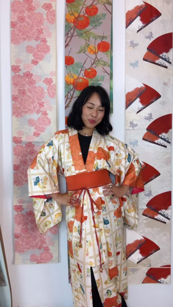 Belt Colorful Jardin in Kimono Silk