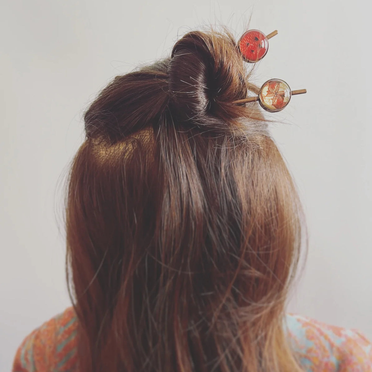 Hair Accessory Kanzashi Knot Yellow